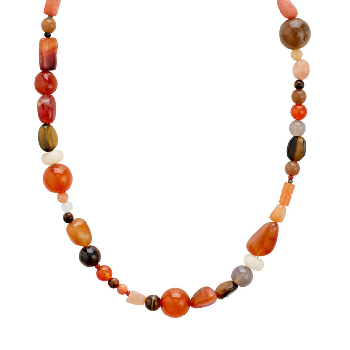 Iris Necklace- Gold Plated/Multi