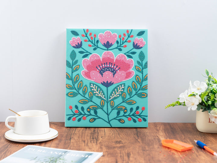 PixelPop™ Diamond Art | Wildflower | Adult Craft Kit