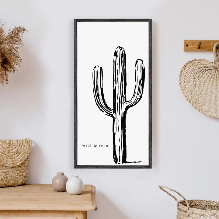 Cactus Wild & Free Print