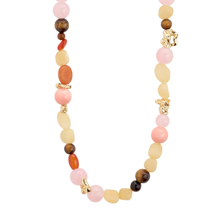 Dream Gemstone Necklace - Gold