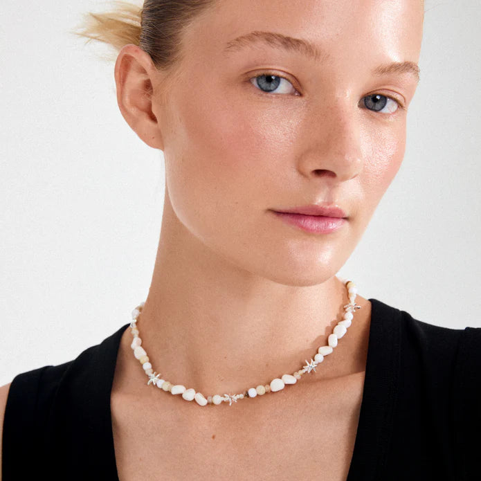 PRISM necklace white/gold