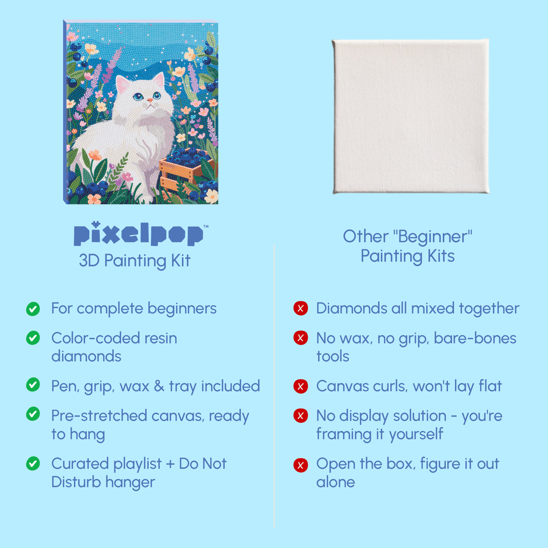 PixelPop™ Diamond Art — Reset Edition -  Blueberry Guardian