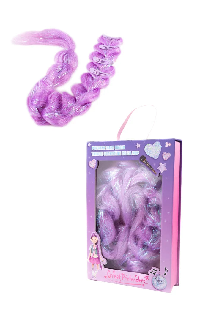Rock Star Purple Hair Braid
