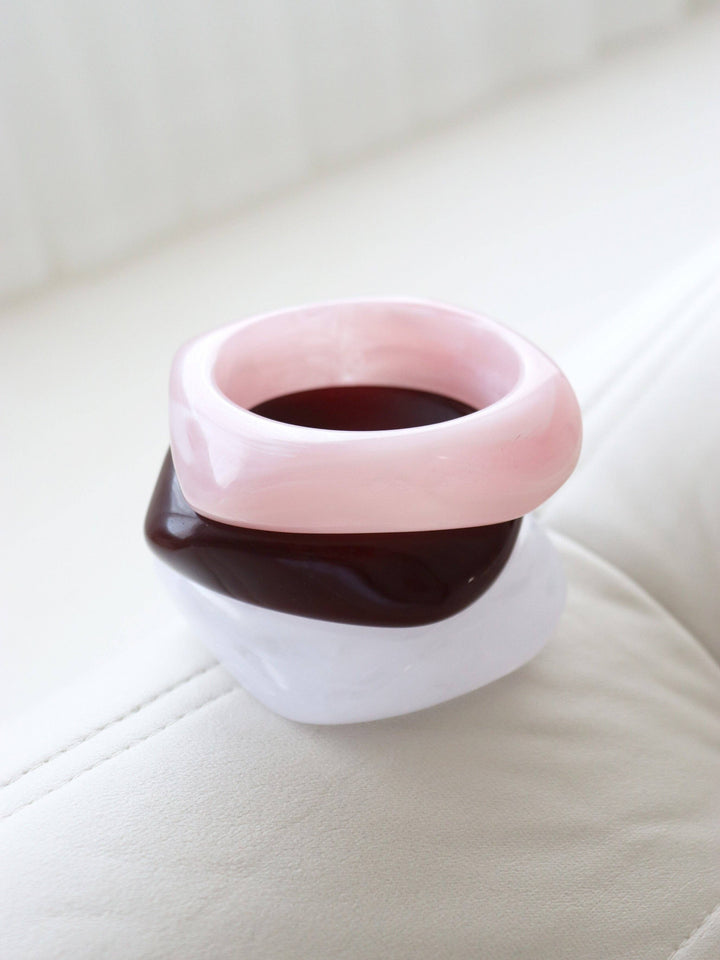 Cuff Bangle in Wine