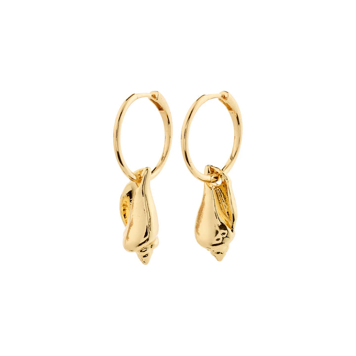 Breeze Hoops - Gold