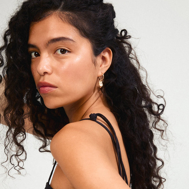 Breeze Hoops - Gold