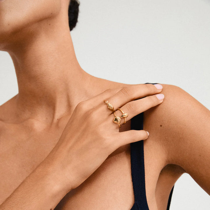Breeze 3in1 Ring Set - Gold