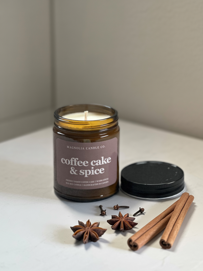 Coffee Cake & Spice Candle-8oz