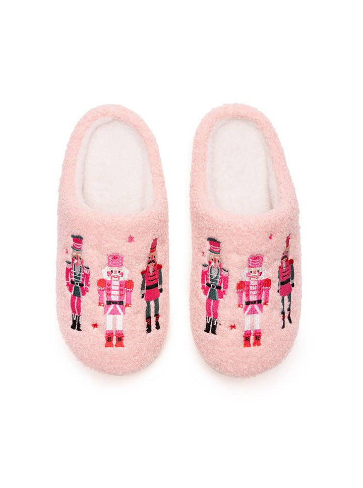 Holiday Nutcrackers Slippers: S/M