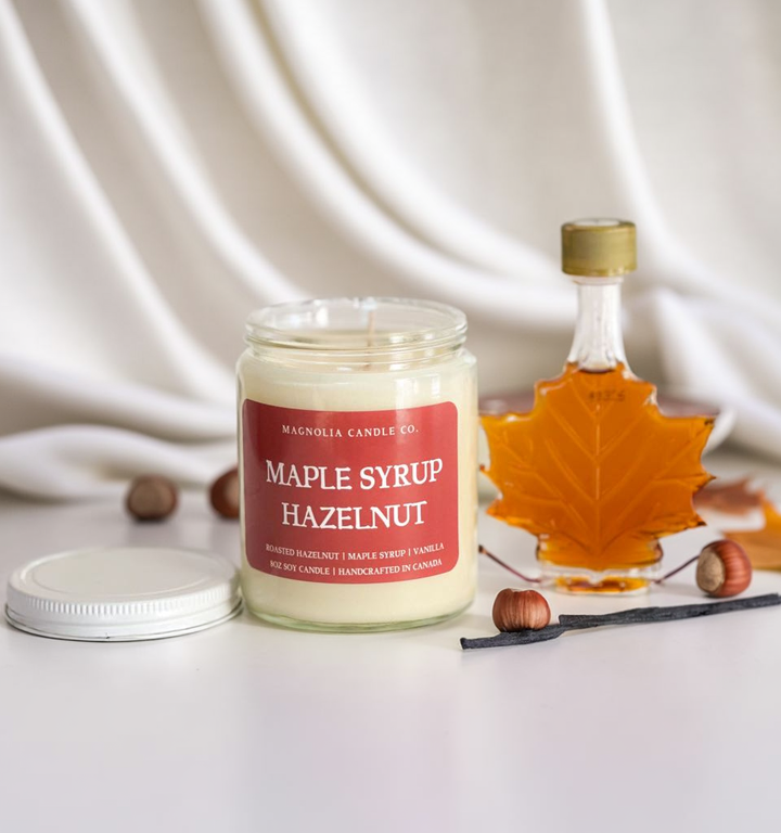 Maple Syrup & Hazelnut Candle- 8oz