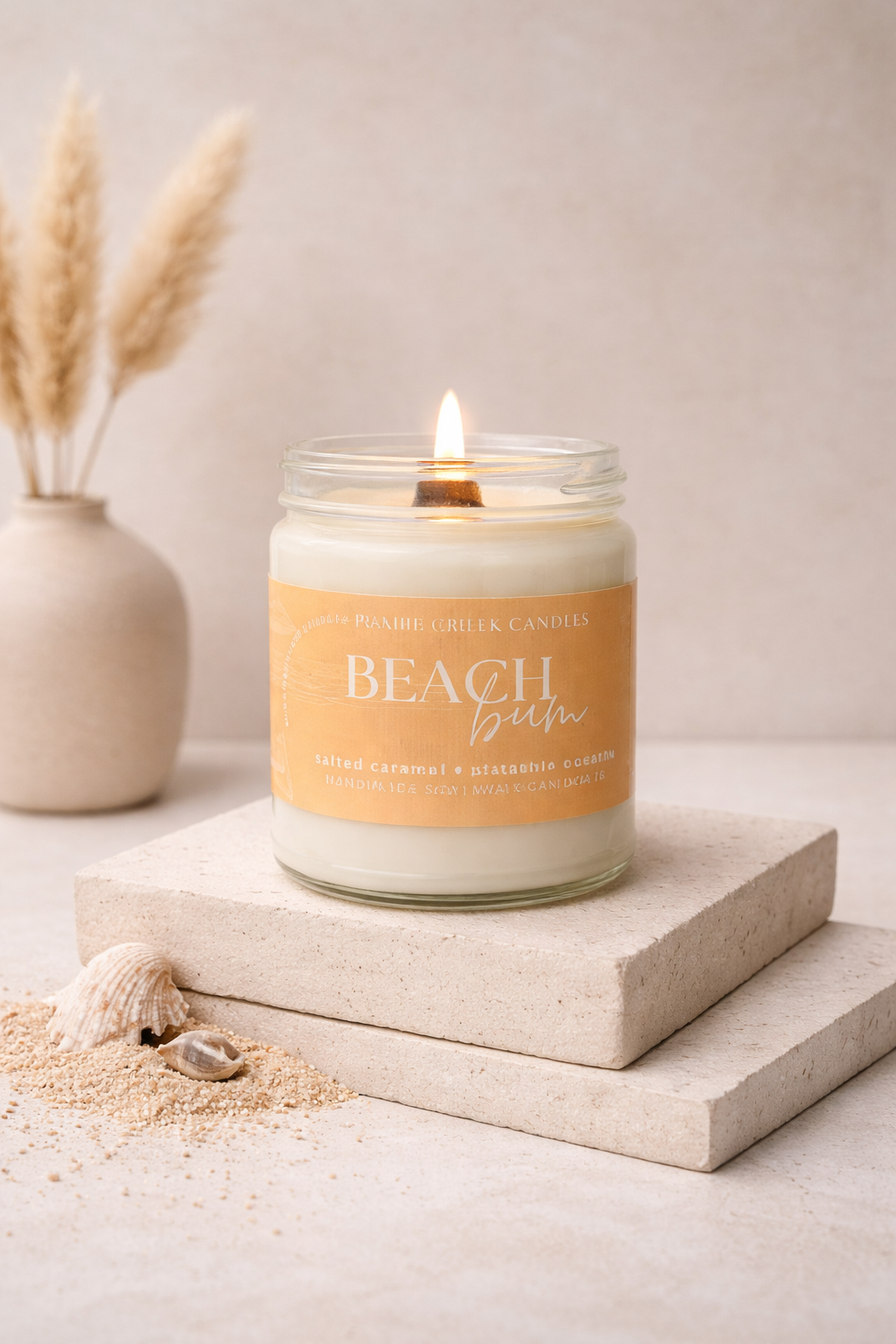 BEACH BUM | NON TOXIC SOY WAX CANDLE