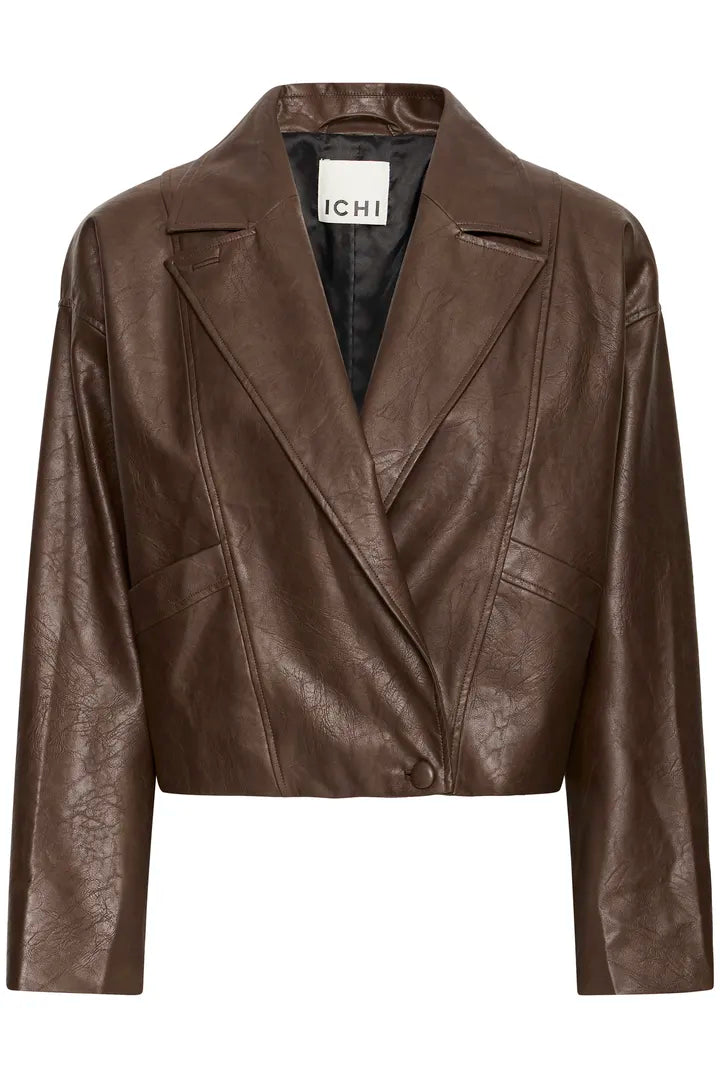 Bronco Faux Leather Jacket