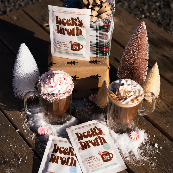 Beck's Broth - Protein Mint Hot Chocolate