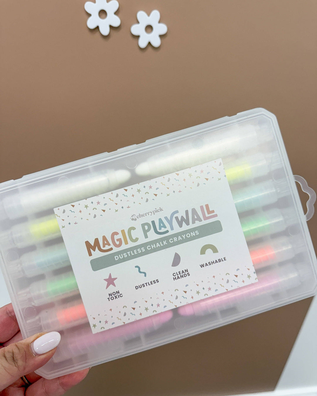 Neon Dustless Chalk Crayons