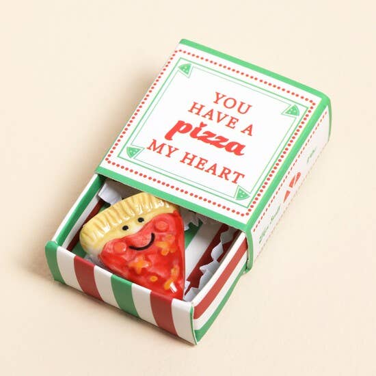 Tiny Matchbox Ceramic Tokens: Sardine