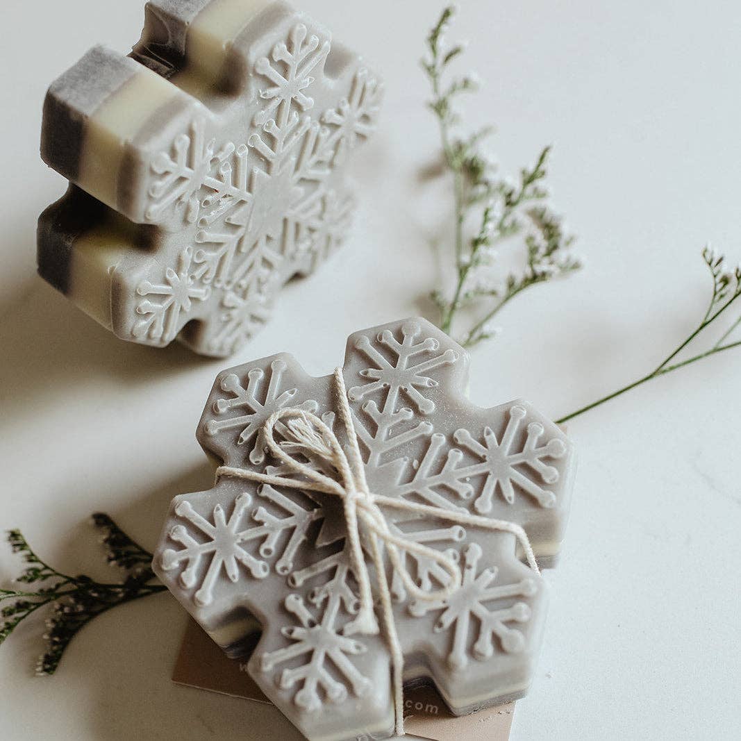 Snowflake Soap Bar