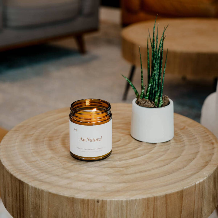 Au Naturel | Unscented Beeswax Candle