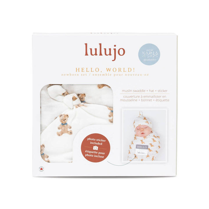 Hello World Newborn Set – Vintage Bears