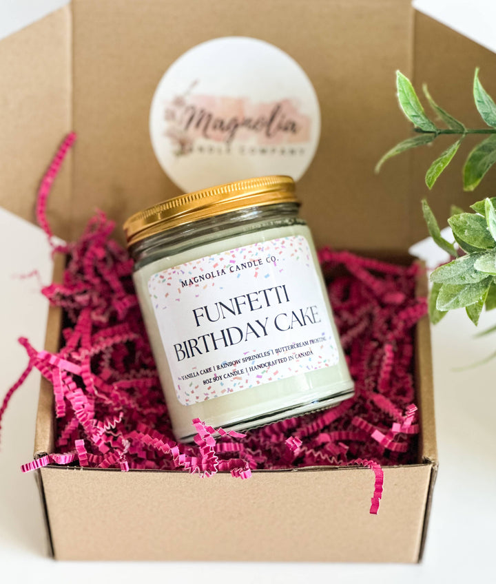 Funfetti Birthday Cake Candle 8oz