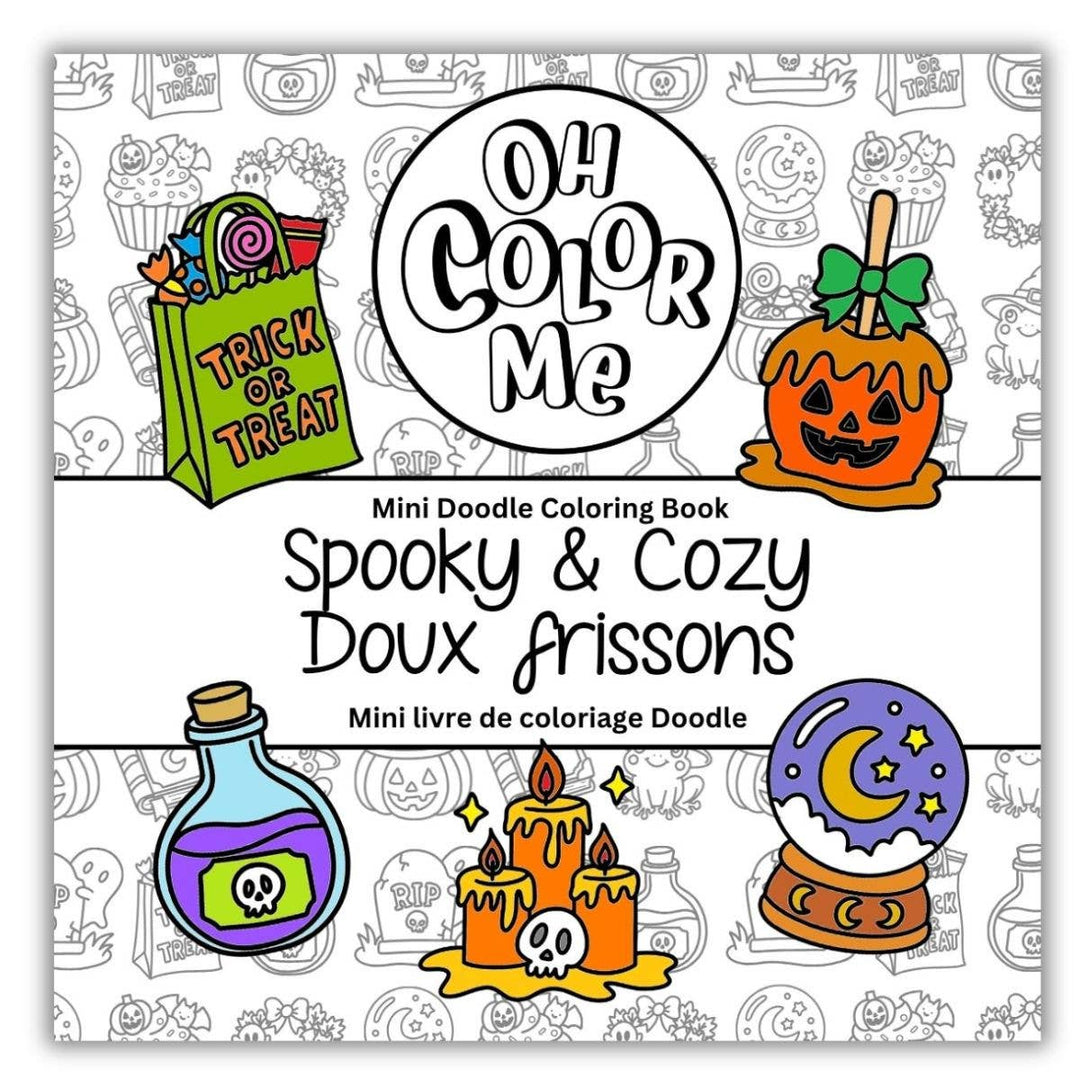 Halloween Mini Coloring Book - Spooky & Cozy