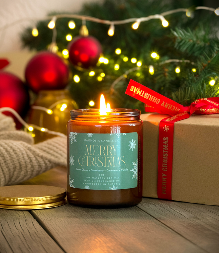 Merry Christmas  Candle