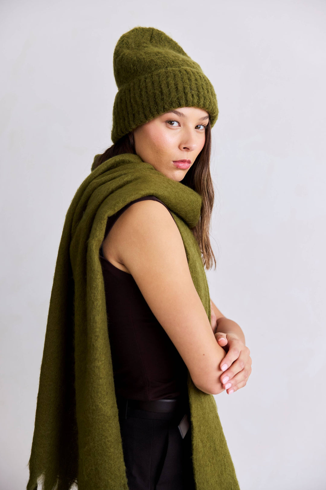 The Reykjavik Beanie Hat - Sea Kelp