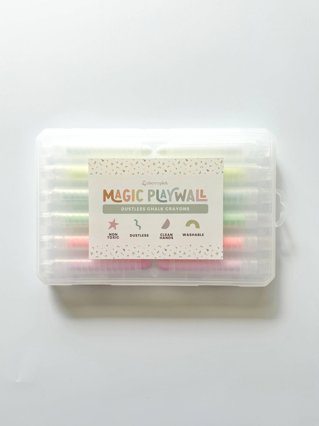 Neon Dustless Chalk Crayons