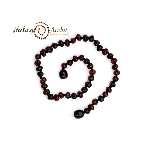 Molasses 11" Healing Amber Necklace