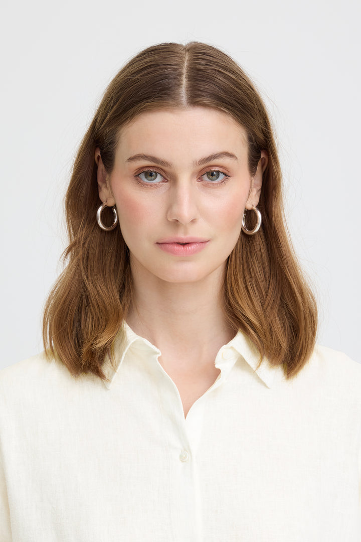 Keep It Real Blouse - Cloud Dancer