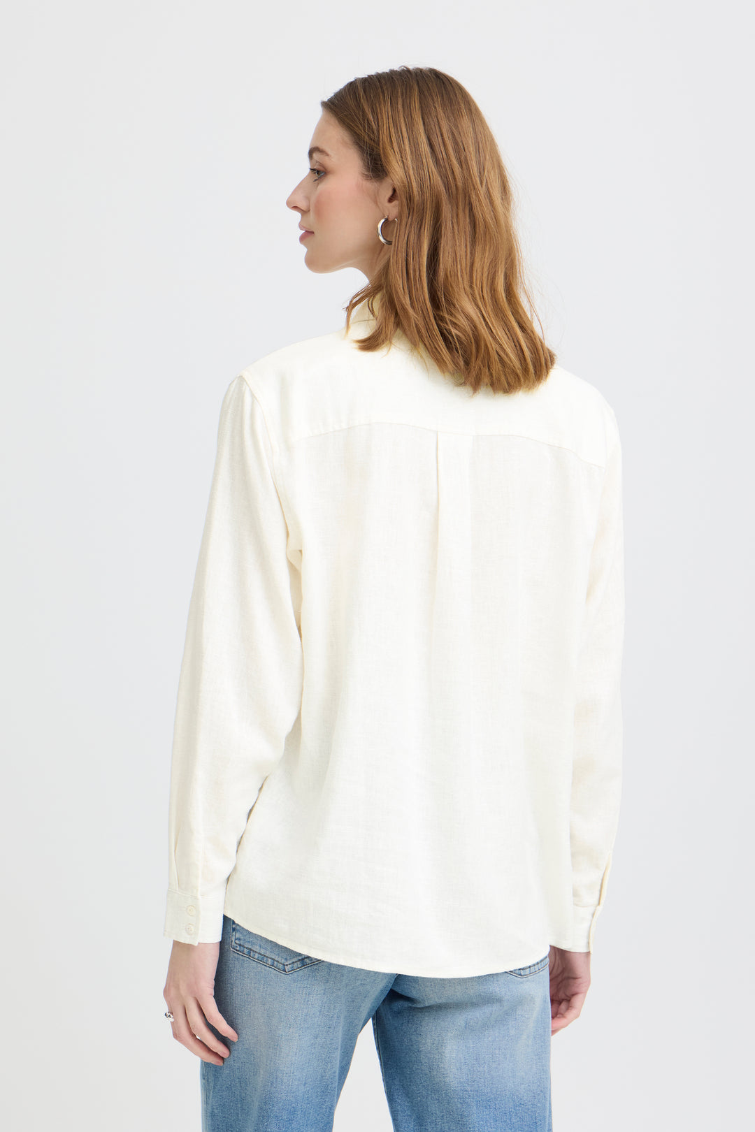Keep It Real Blouse - Cloud Dancer