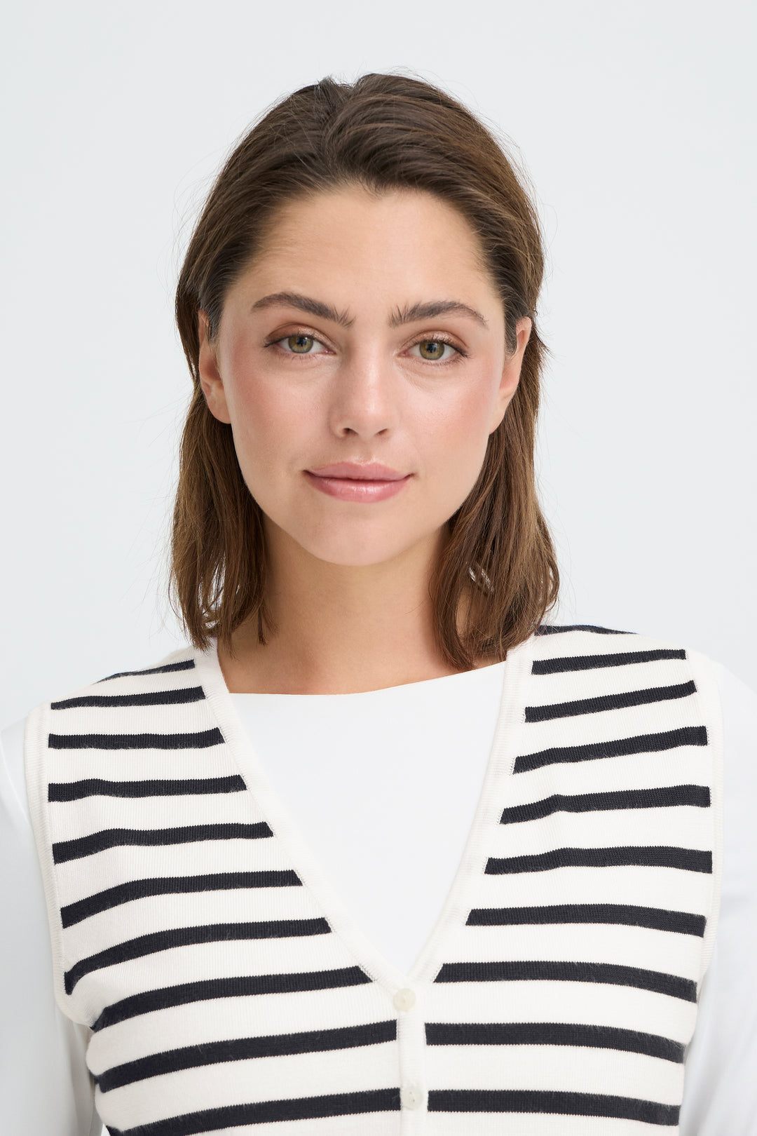 The Slow Burn Vest - Striped