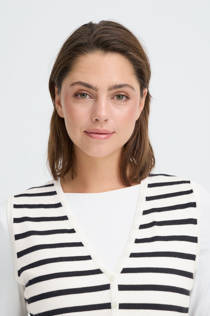 The Slow Burn Vest - Striped