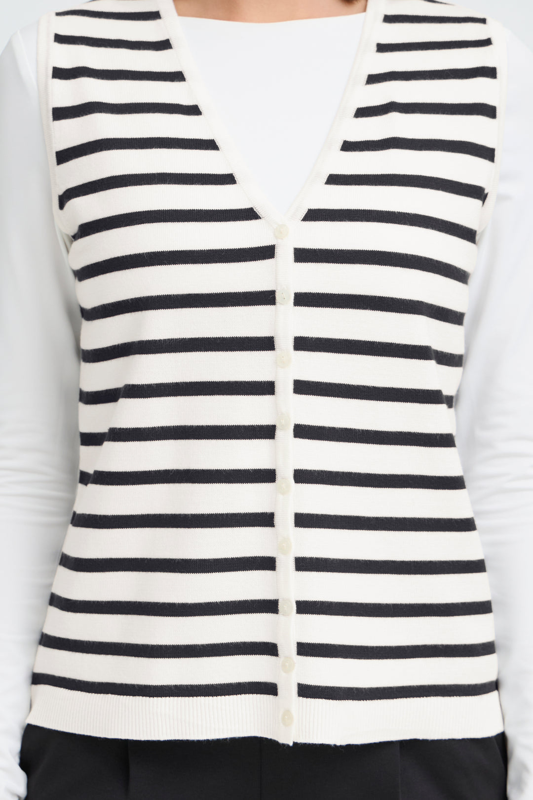 The Slow Burn Vest - Striped