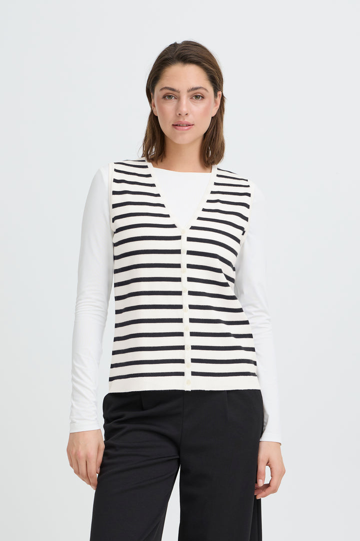 The Slow Burn Vest - Striped