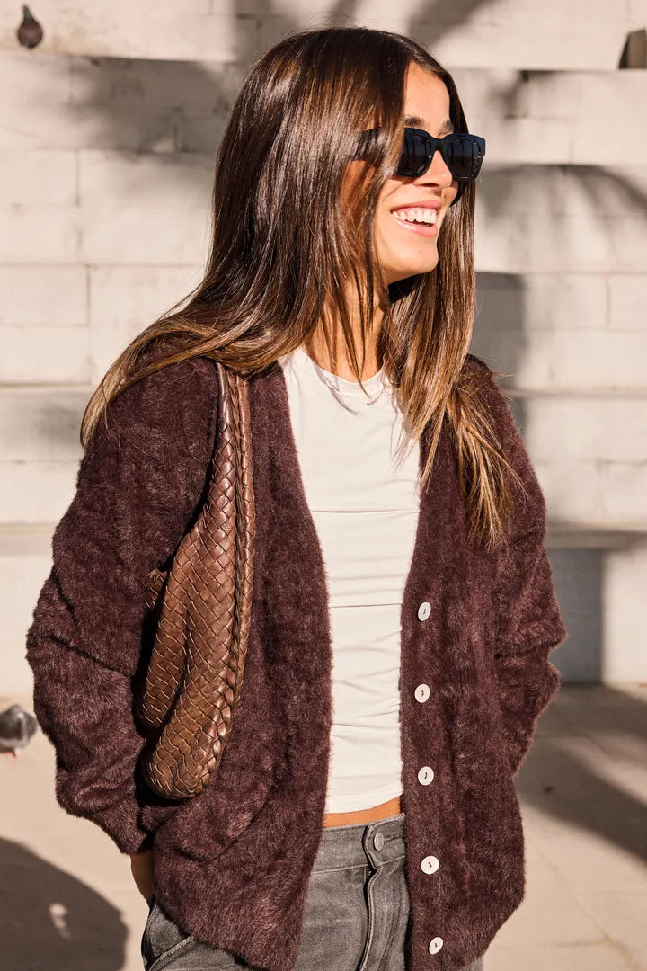 Espresso Knit Cardigan