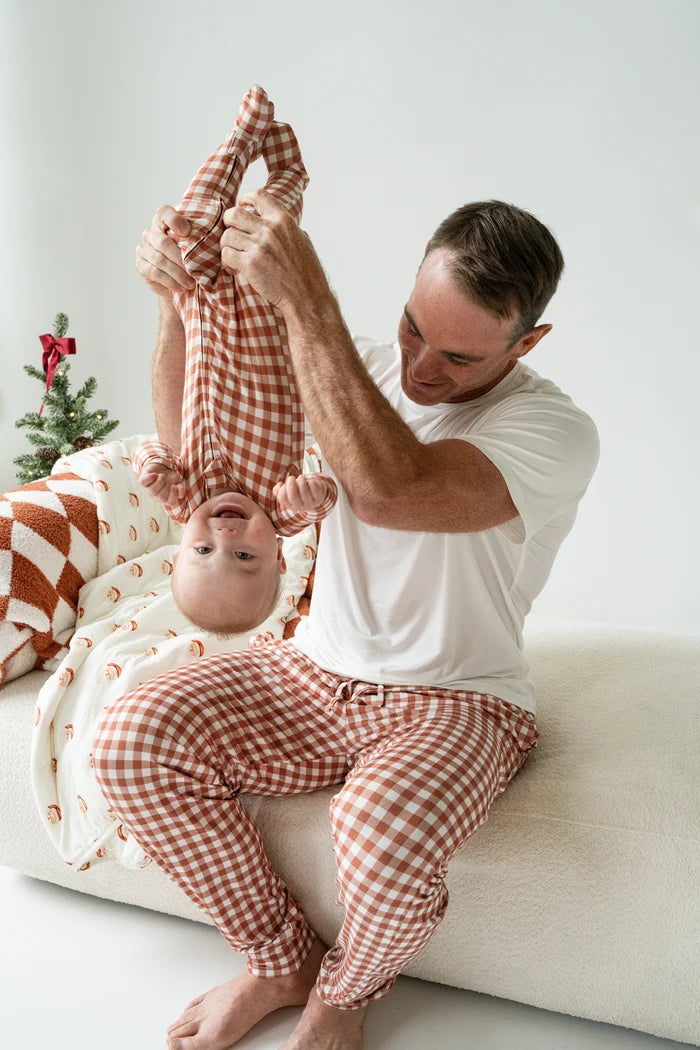 Footed Sleeper- Gingham