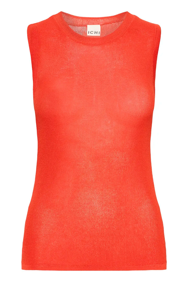 Ihdelany Top- Fiery Red