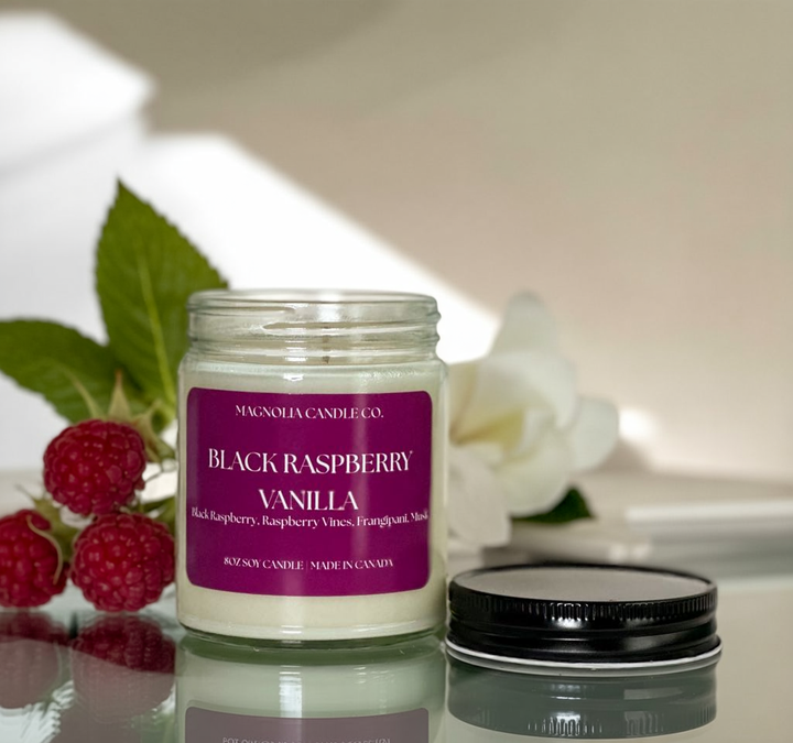 Black Raspberry Vanilla Candle-8oz