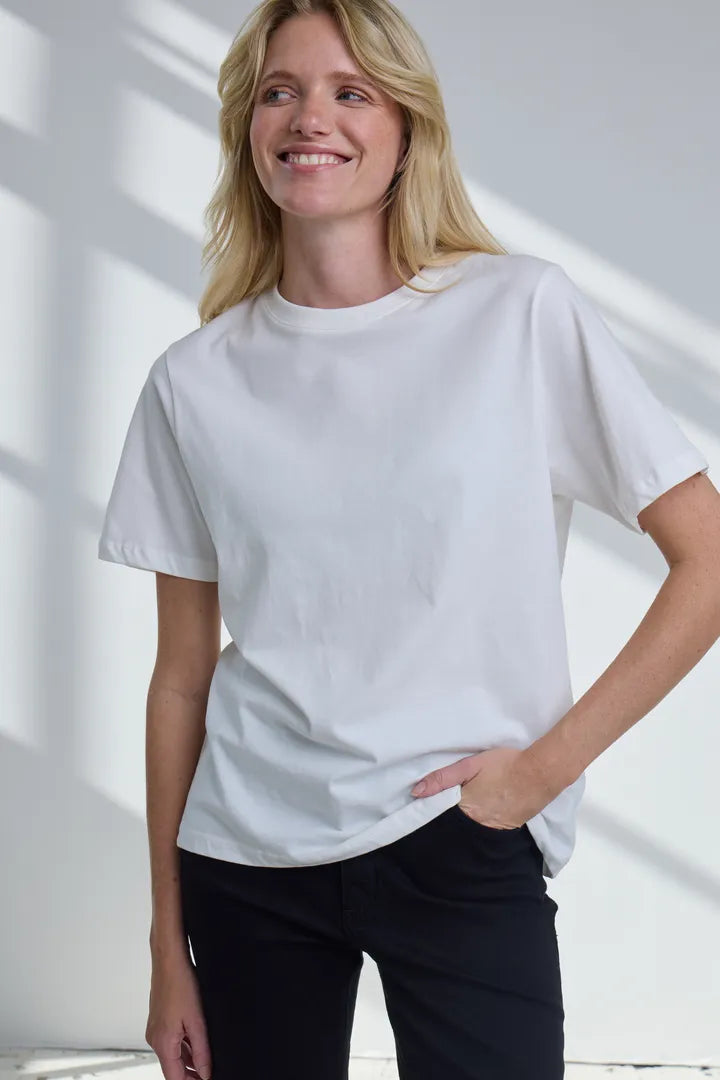 Ihpalmer Loose Tee- Cloud Dancer