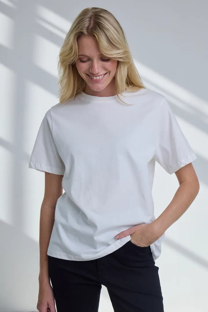 Ihpalmer Loose Tee- Cloud Dancer