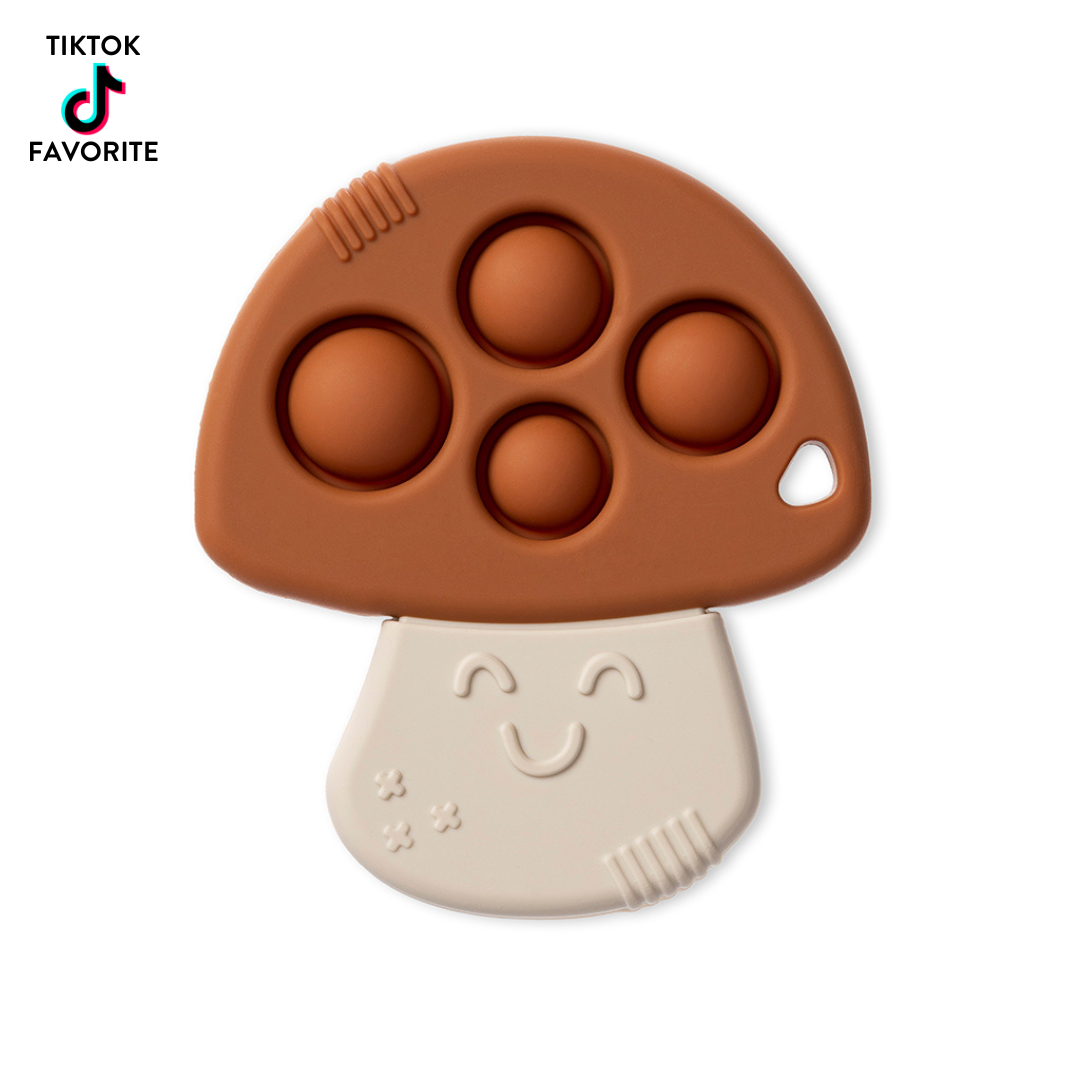 Itzy Pop™ Sensory Teether : Mushroom