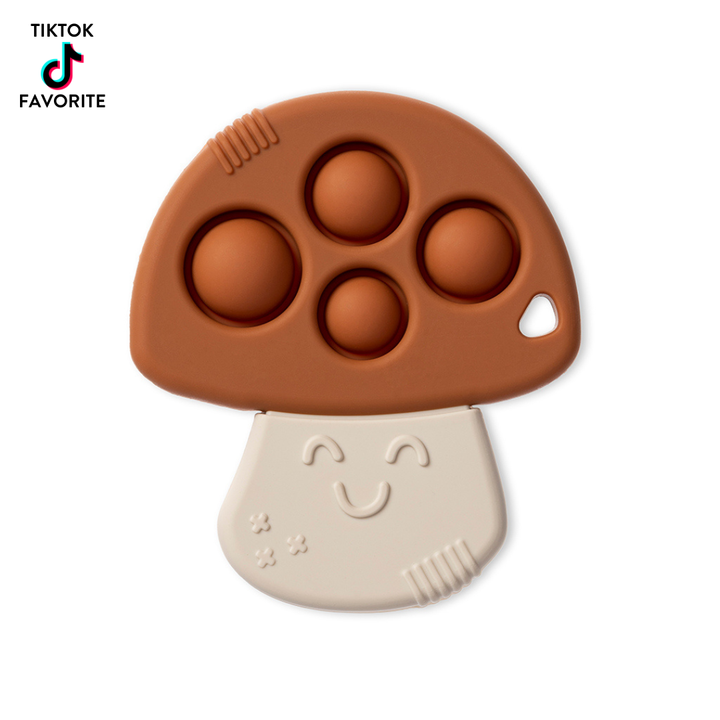 Itzy Pop™ Sensory Teether : Mushroom