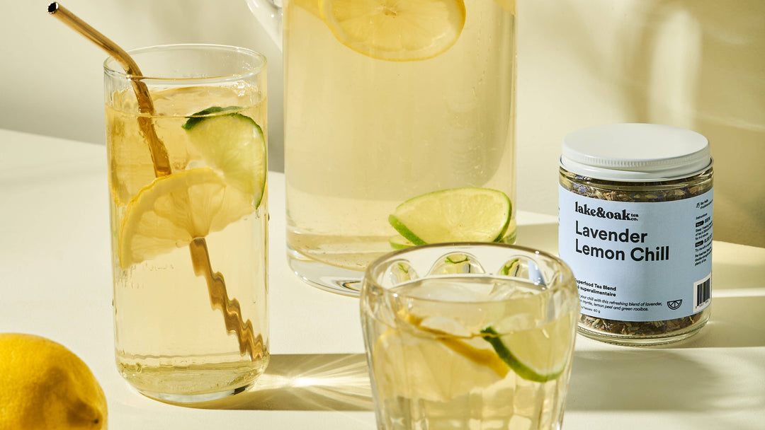 Lavender Lemon Chill - Superfood Tea Blend Jar