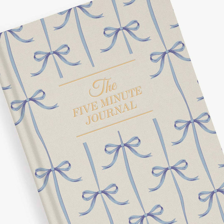 The Five Minute Journal Blue Bow | Exclusive Print