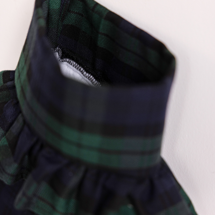Green Plaid Holiday Stocking