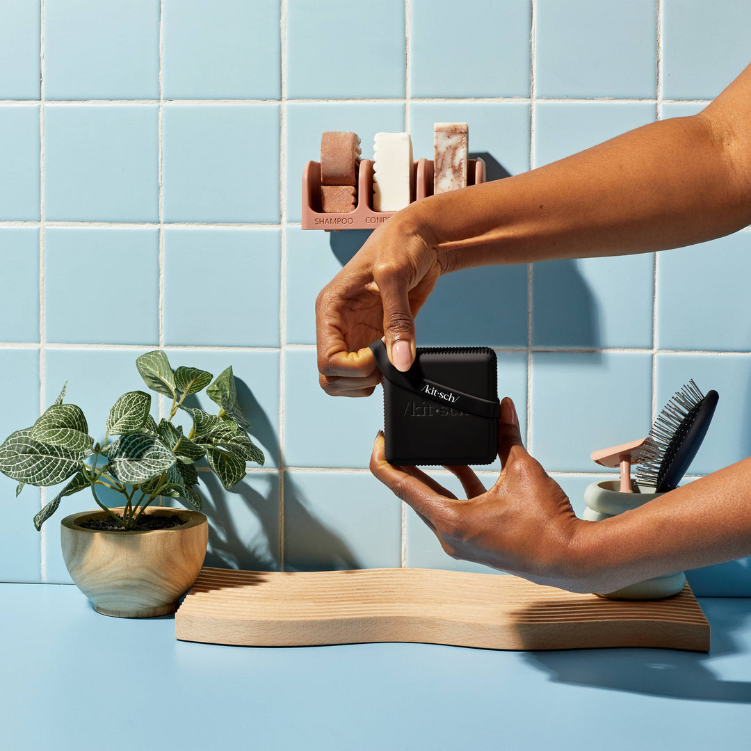 2-Compartment Travel Case - Black