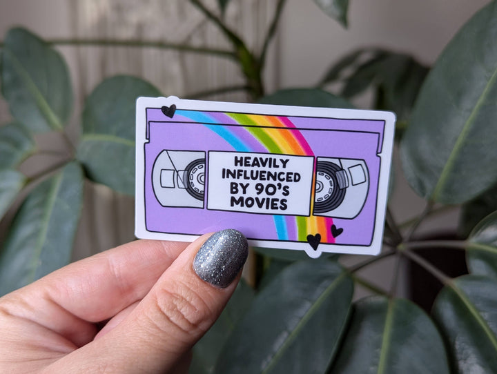 Heavily Influenced By 90s Movies Sticker