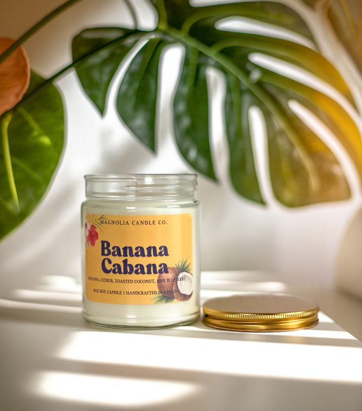 Banana Cabana 8 oz Candle