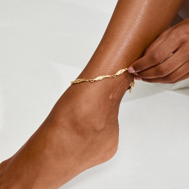 Arif Ankle Chain - Gold