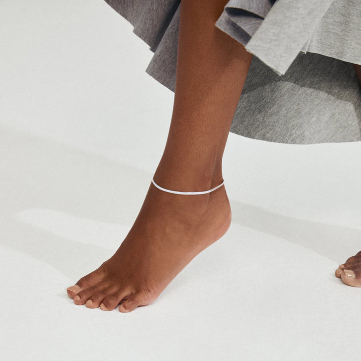 Joanna Ankle Chain - Silver